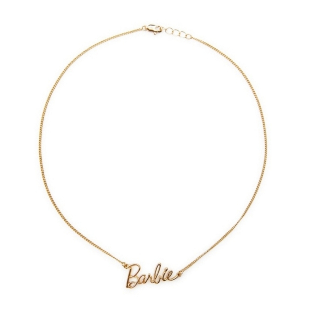 ZARA Barbie Gold Plated Necklace LIMITED EDITION - Picture 1 of 9